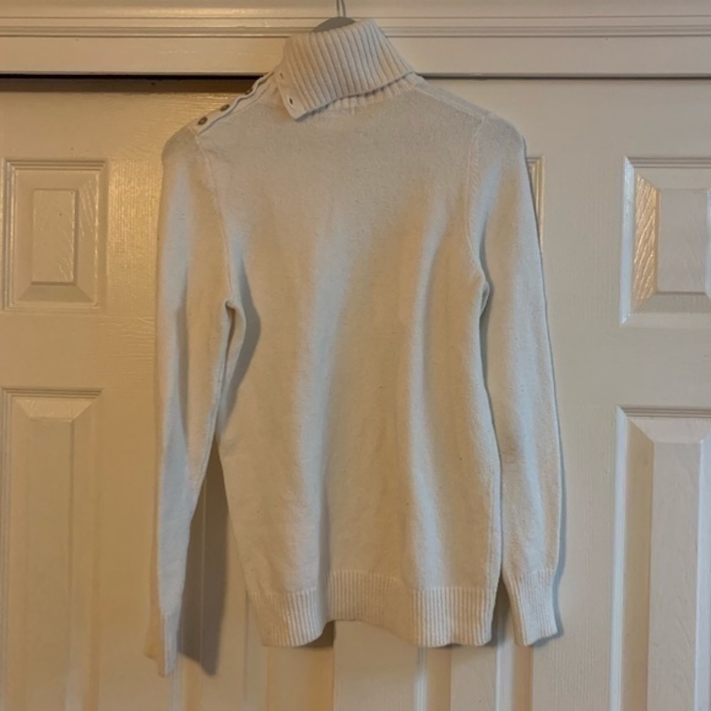 Reference Point White Turtle‎ Neck sweater Small - Picture 7 of 8